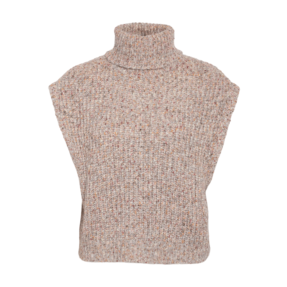 Noisy May Marl Roll Neck Sweater Vest